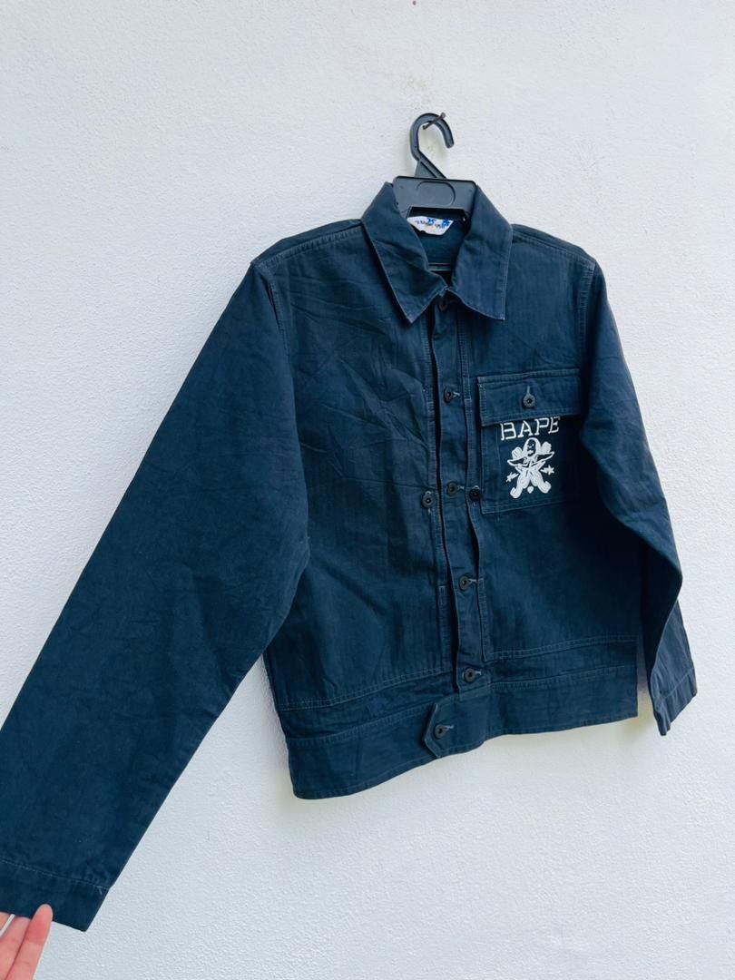 Bape Bape Black Haringbone Jacket Size US M / EU 48-50 / 2 - 4 Thumbnail