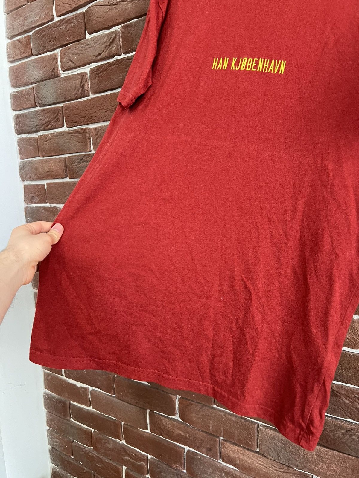Han Kjobenhavn Rare Han Kjobenhavn Embroided Logo Hype Streetwear Large Red Size US L / EU 52-54 / 3 - 5 Thumbnail