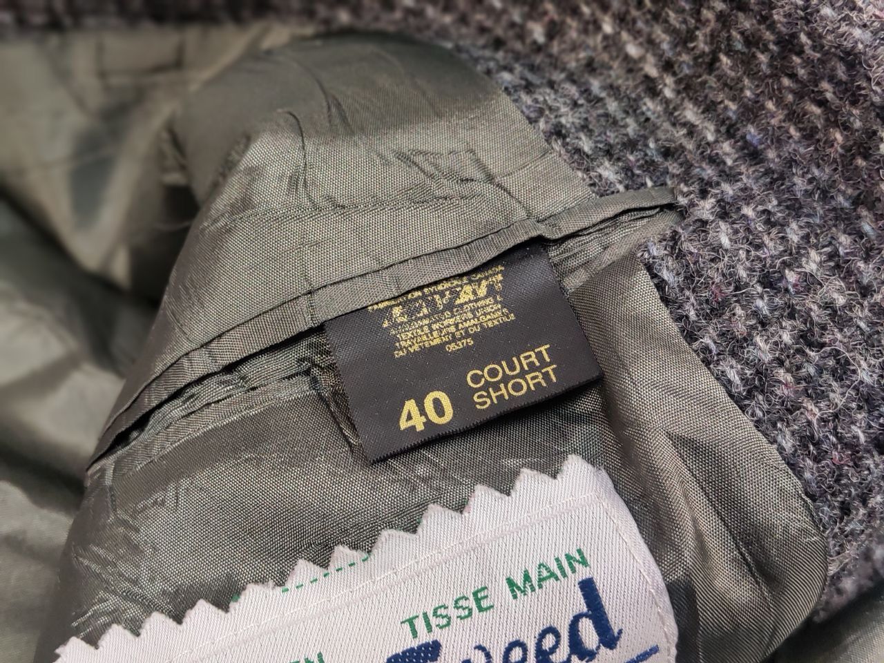 Designer × Harris Tweed × Vintage Vintage 90's Harris Tweed Court short Wool Blazer Jacket Size US S / EU 44-46 / 1 - 16 Thumbnail