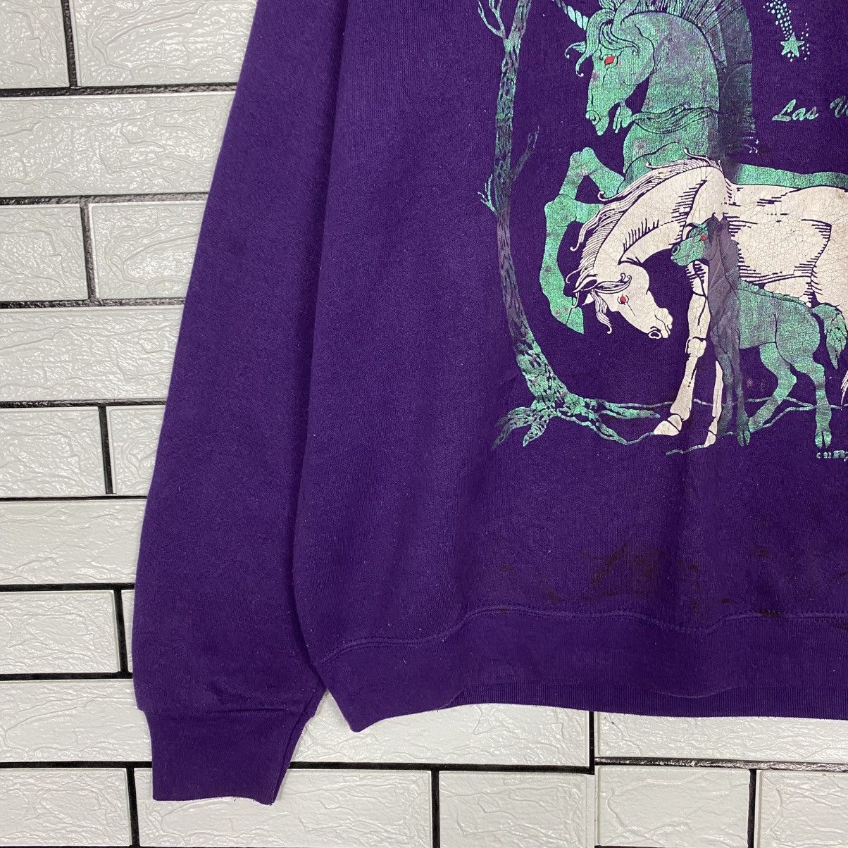 Vintage Vintage Sweatshirt Curyss Made in Usa Big Logo Horse Size US XL / EU 56 / 4 - 5 Thumbnail