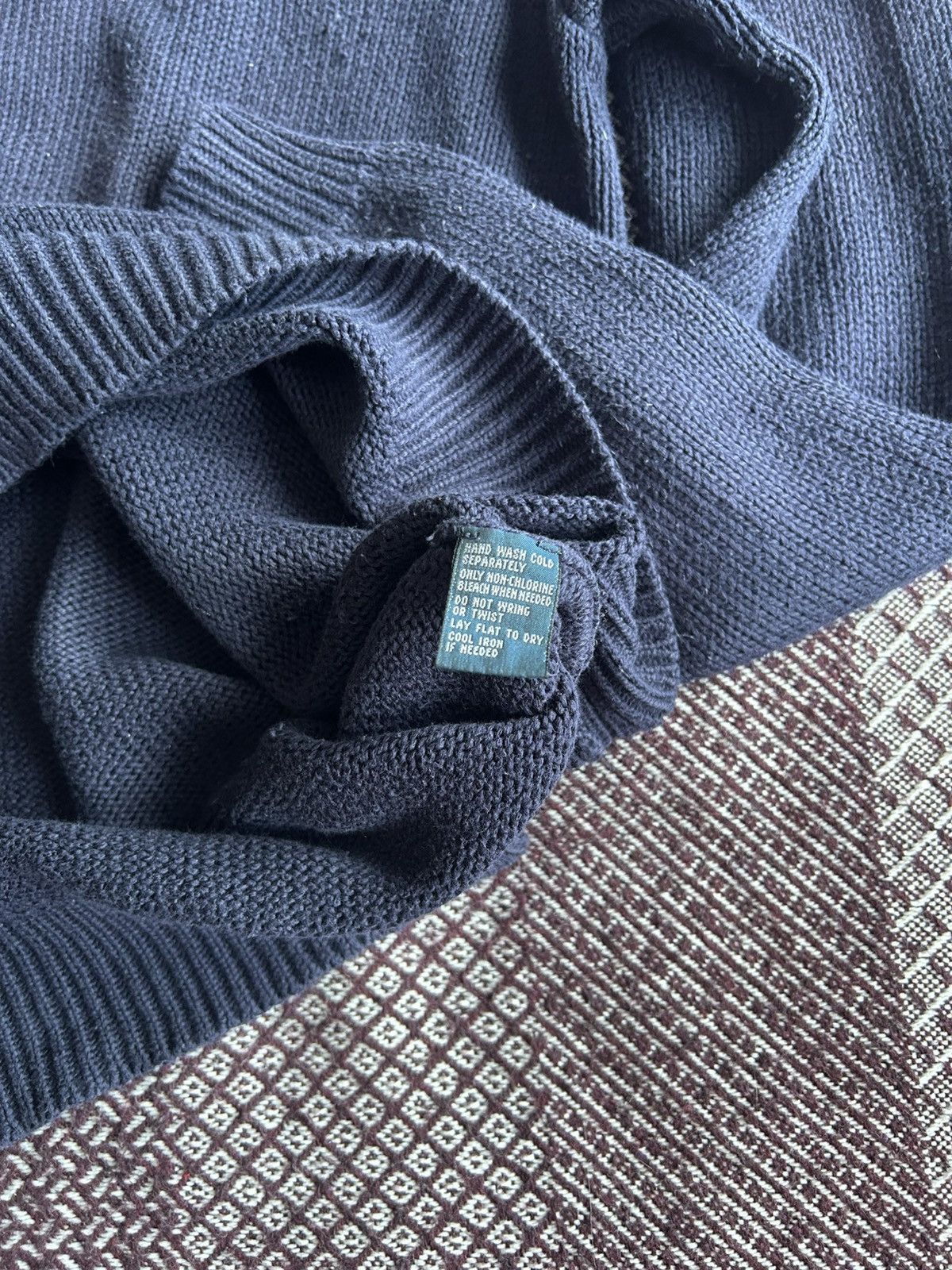 Polo Ralph Lauren × Vintage Vintage Polo Ralph Lauren Old Money Style Sweater 1/3 Zip Size US M / EU 48-50 / 2 - 9 Thumbnail