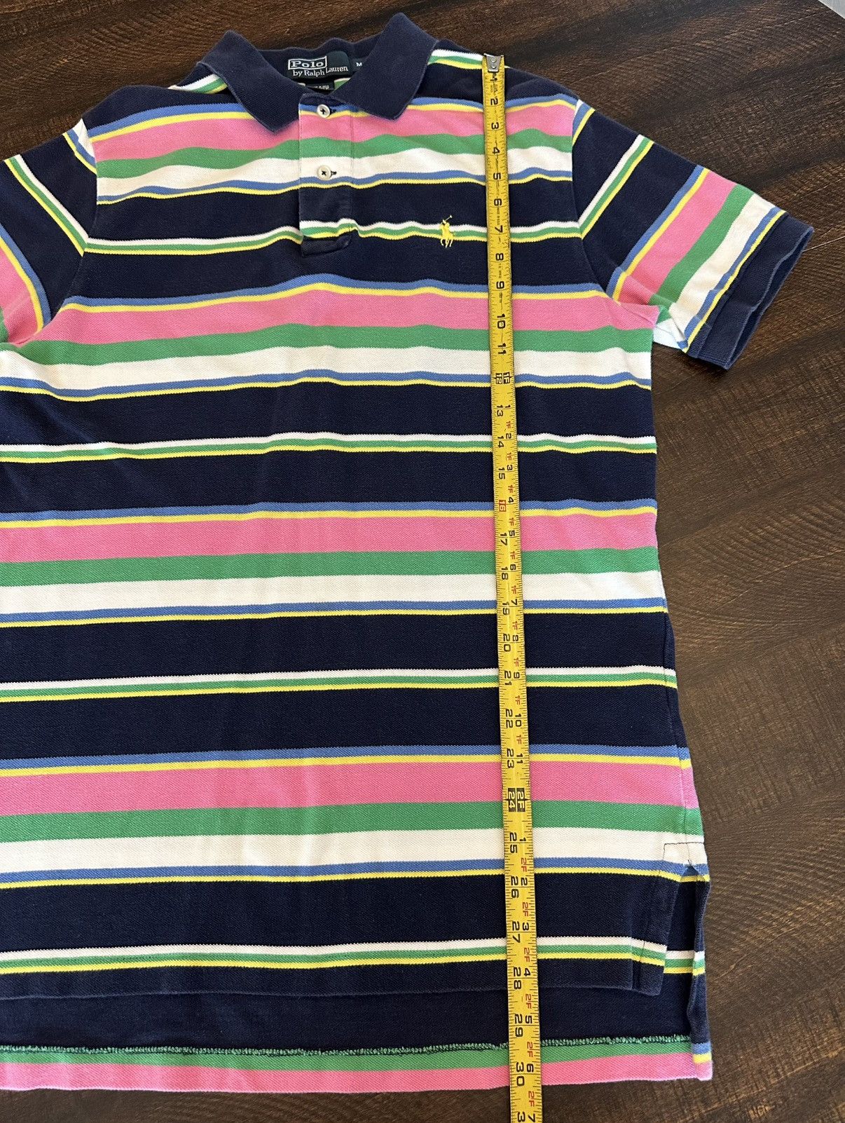 Polo Ralph Lauren VTG Polo Ralph Lauren Men’s Multi-Color Striped Polo-Med Size US M / EU 48-50 / 2 - 4 Thumbnail