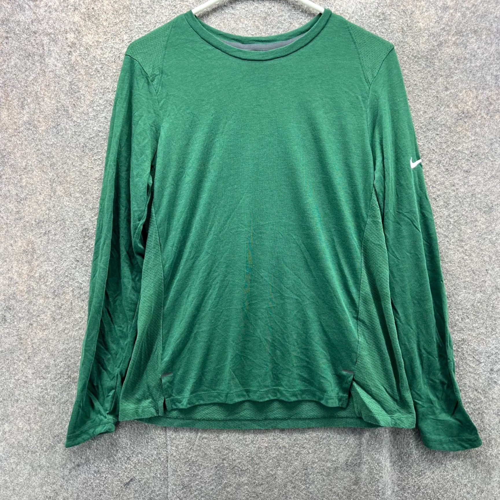 Nike Nike Shirt Mens M Green Long Sleeve Dri-Fit Athletic Crewneck Size US M / EU 48-50 / 2 - 2 Thumbnail