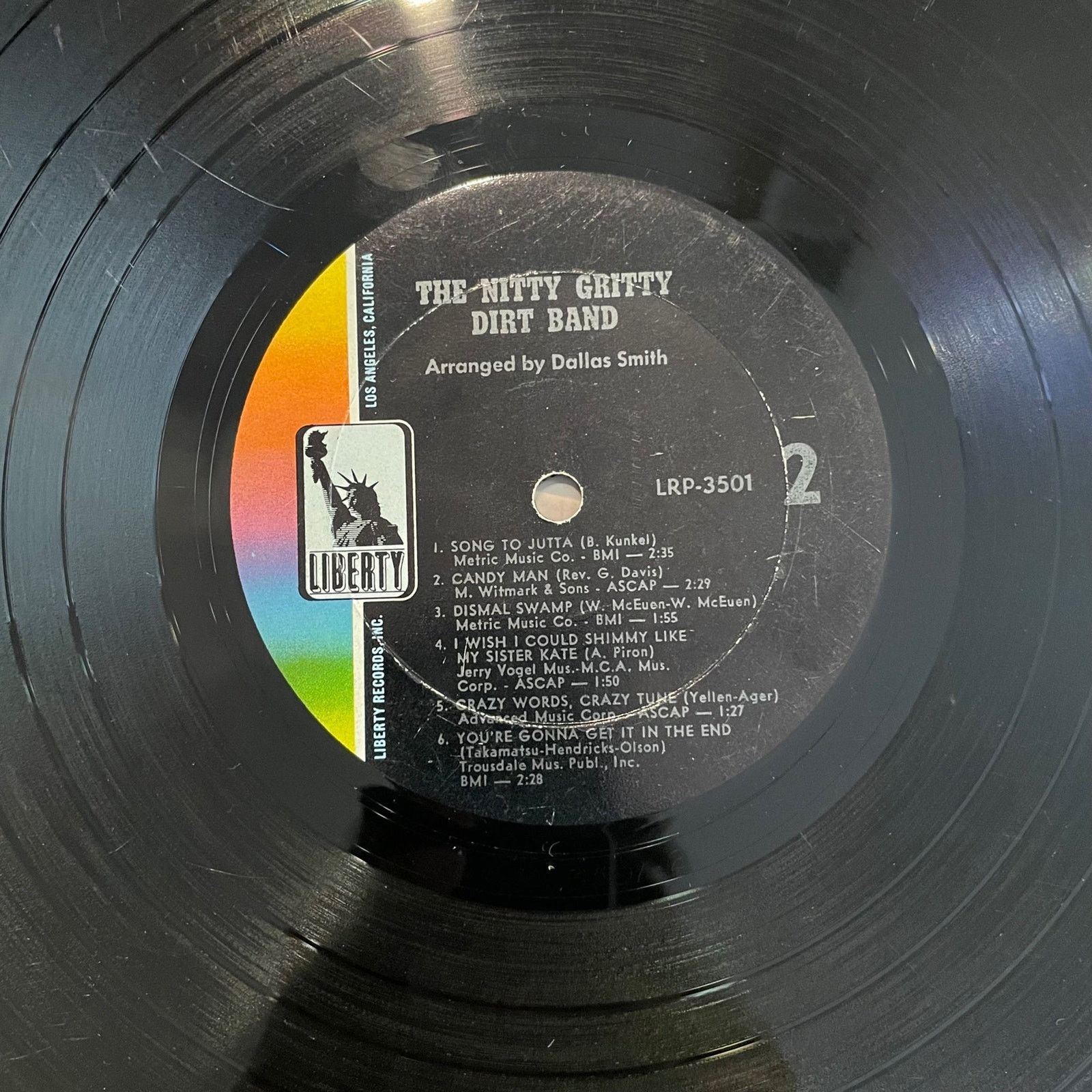 INTENTIONALLY BLANK Nitty Gritty Dirt Band LP Mono vintage vinyl record country Size ONE SIZE - 4 Thumbnail