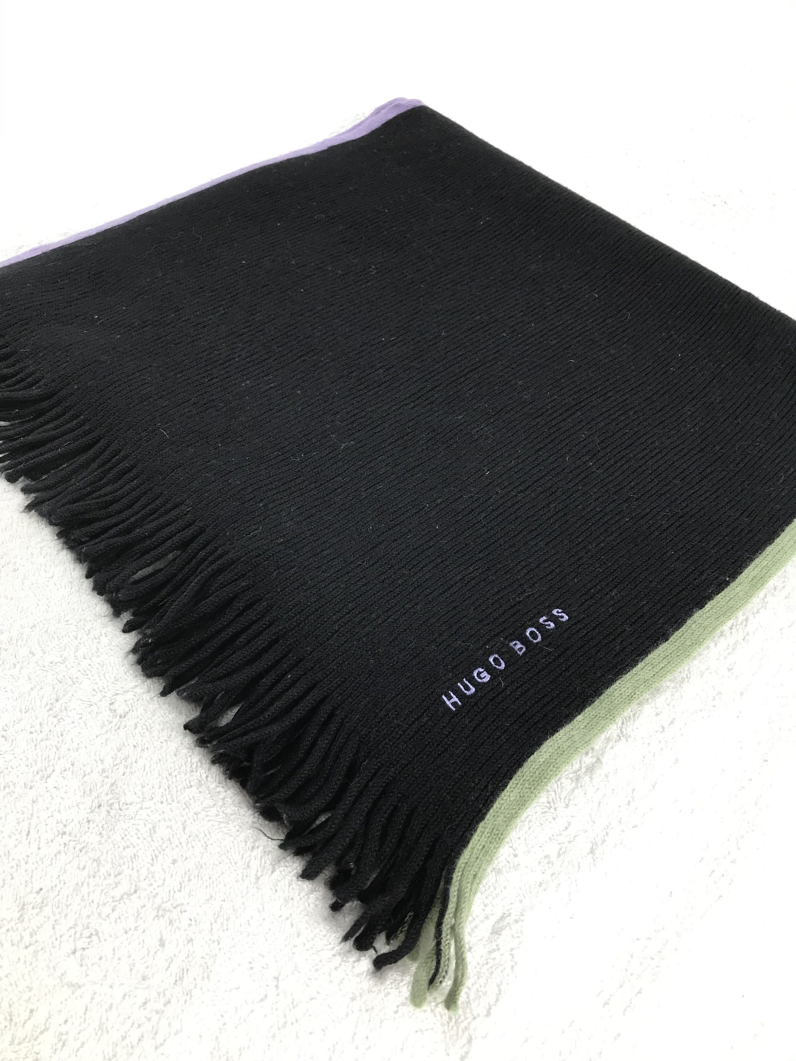 Hugo Boss × Vintage Hugo Boss Scarf / Muffler / Neckwear - WW1262 Size ONE SIZE - 3 Thumbnail