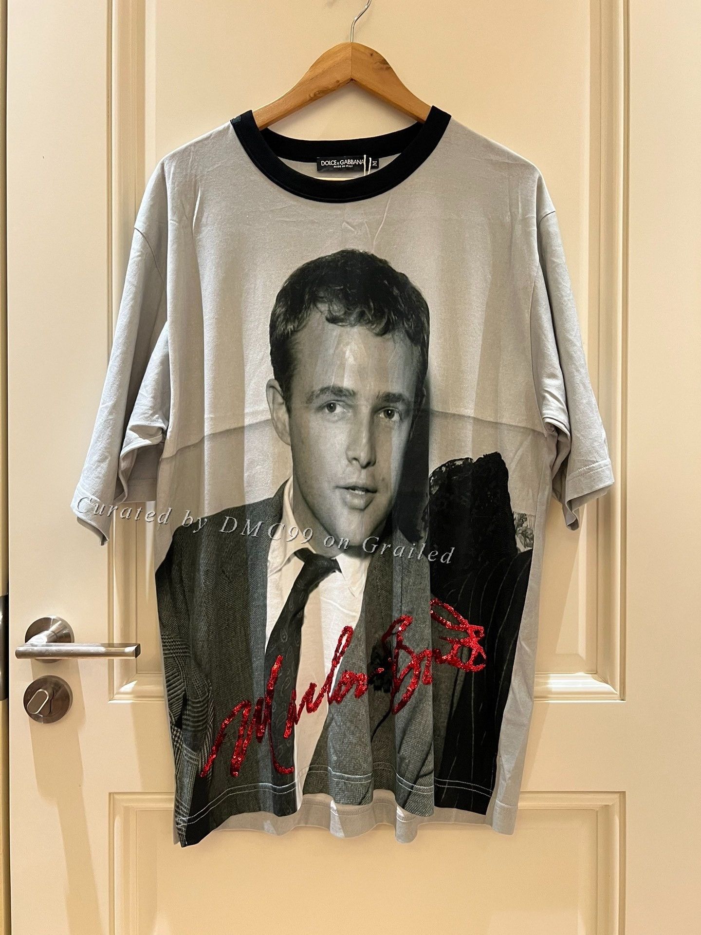 Dolce & Gabbana Dolce & Gabbana Steve mcqueen portrait t-shirt