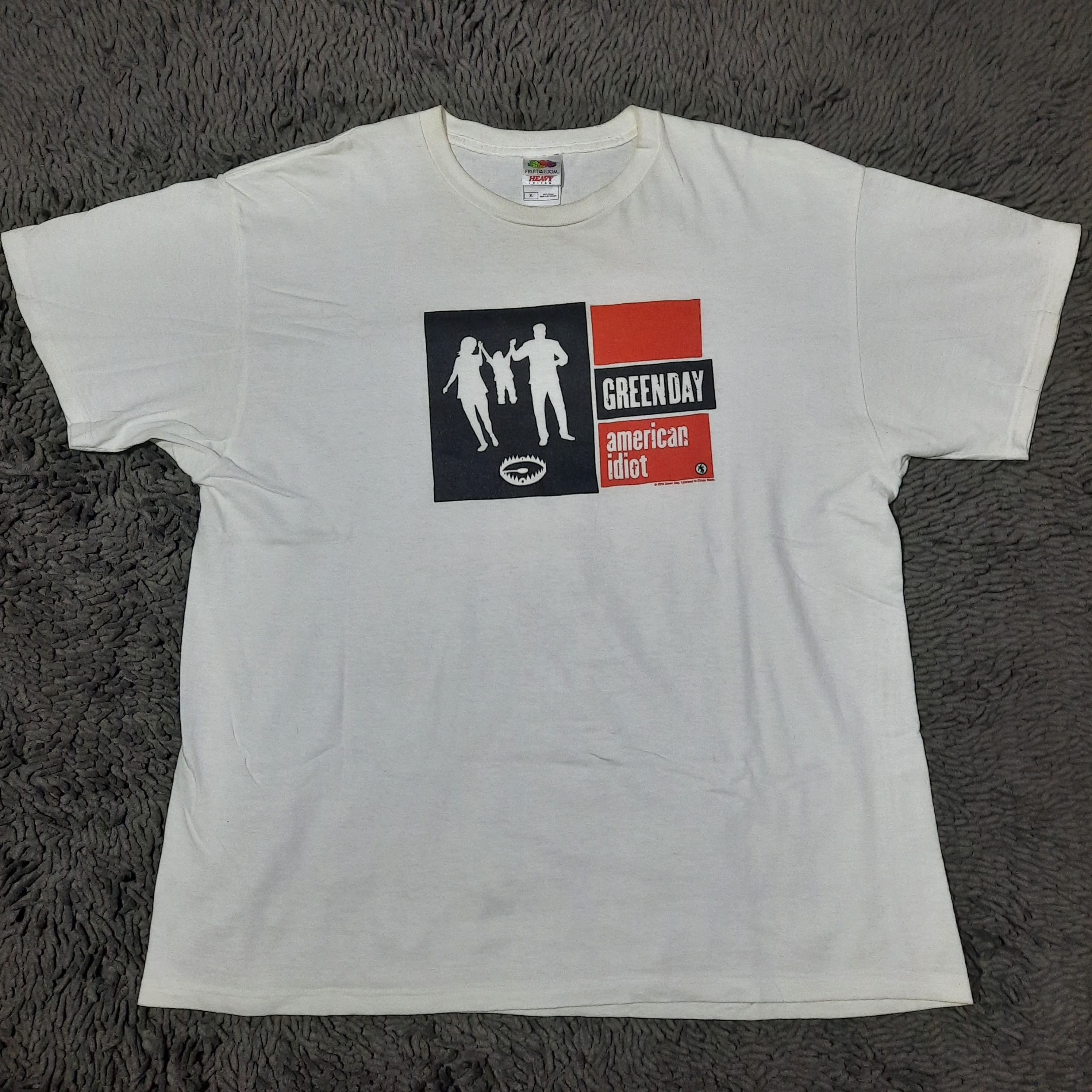Band Tees Green Day American Idiot Tour 2004 XL Size US XL / EU 56 / 4 - 1 Thumbnail