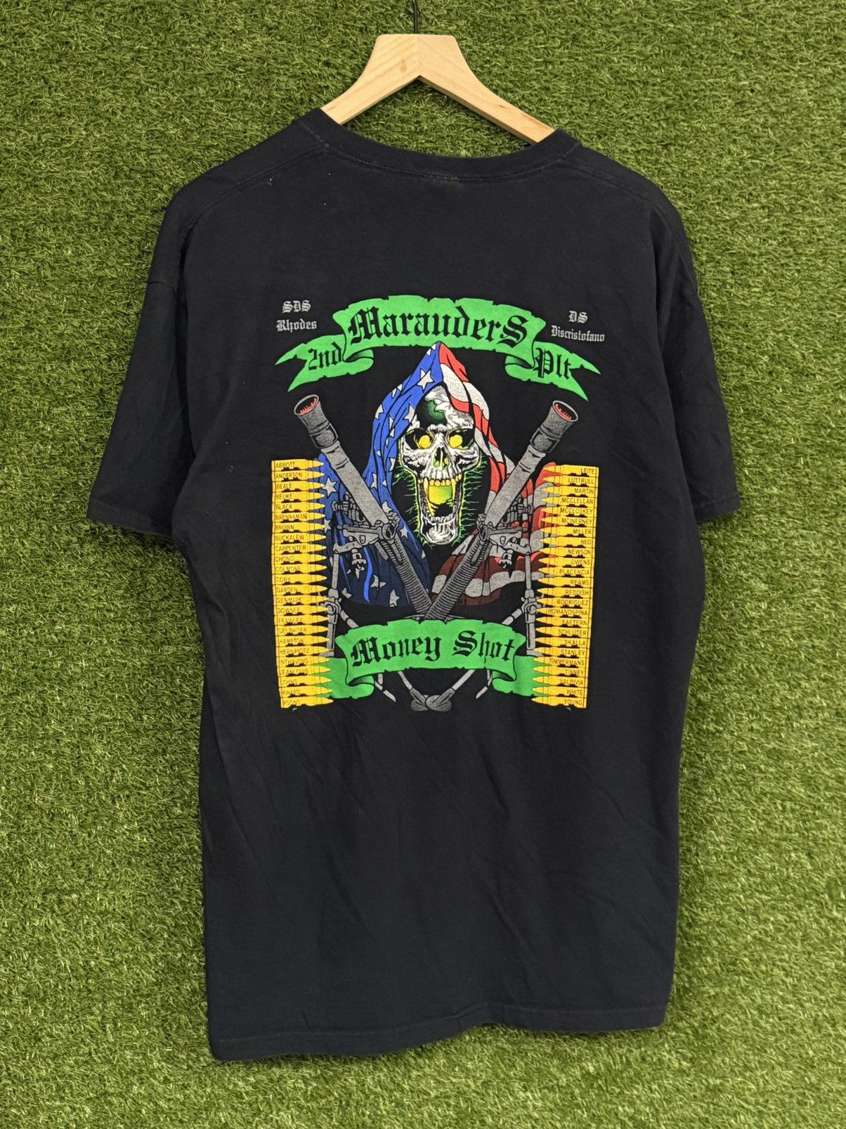 Vintage Vintage Army Military Infantry Marauder Chess Tee Black XL Size US XL / EU 56 / 4 - 1 Thumbnail