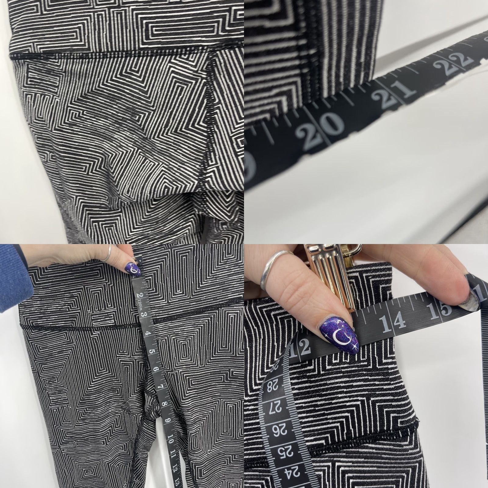 Lululemon Lululemon Wunder Under Crop Pants Womens 6 III Maze Jacquard Leggings Athletic Gray Geometric Cropped Activewear Regular Size 6 Womens Size 28" / US 6 / IT 42 - 8 Thumbnail