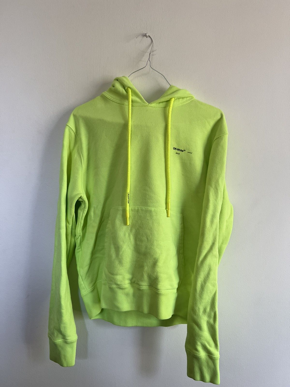 Off-White Off white yellow logo Hoodie Size US M / EU 48-50 / 2 - 1 Preview