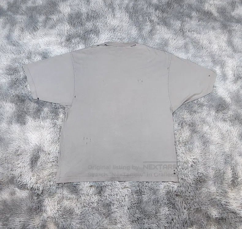 Balenciaga Balenciaga Blurred Mosaic Logo Short Sleeve T-Shirt Size US M / EU 48-50 / 2 - 2 Thumbnail