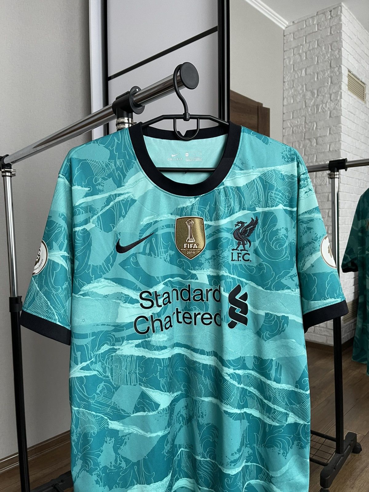 2020/2021 Nike FC Liverpool Champions Soccer Jersey T-Shirt