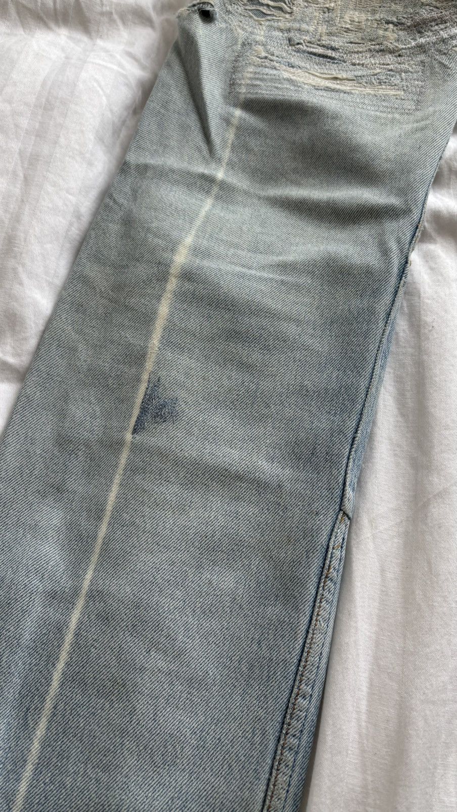 Maison Margiela ⓪ ⑩ GRAIL Maison Martin Margiela artisanal jeans repaired Size US 32 / EU 48 - 10 Thumbnail