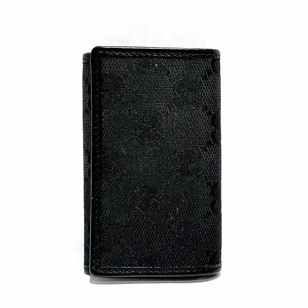 Gucci Gucci Gucci GG Canvas Key Case Canvas Key Holder 03304160868 in Fair Condition Size ONE SIZE - 1 Thumbnail