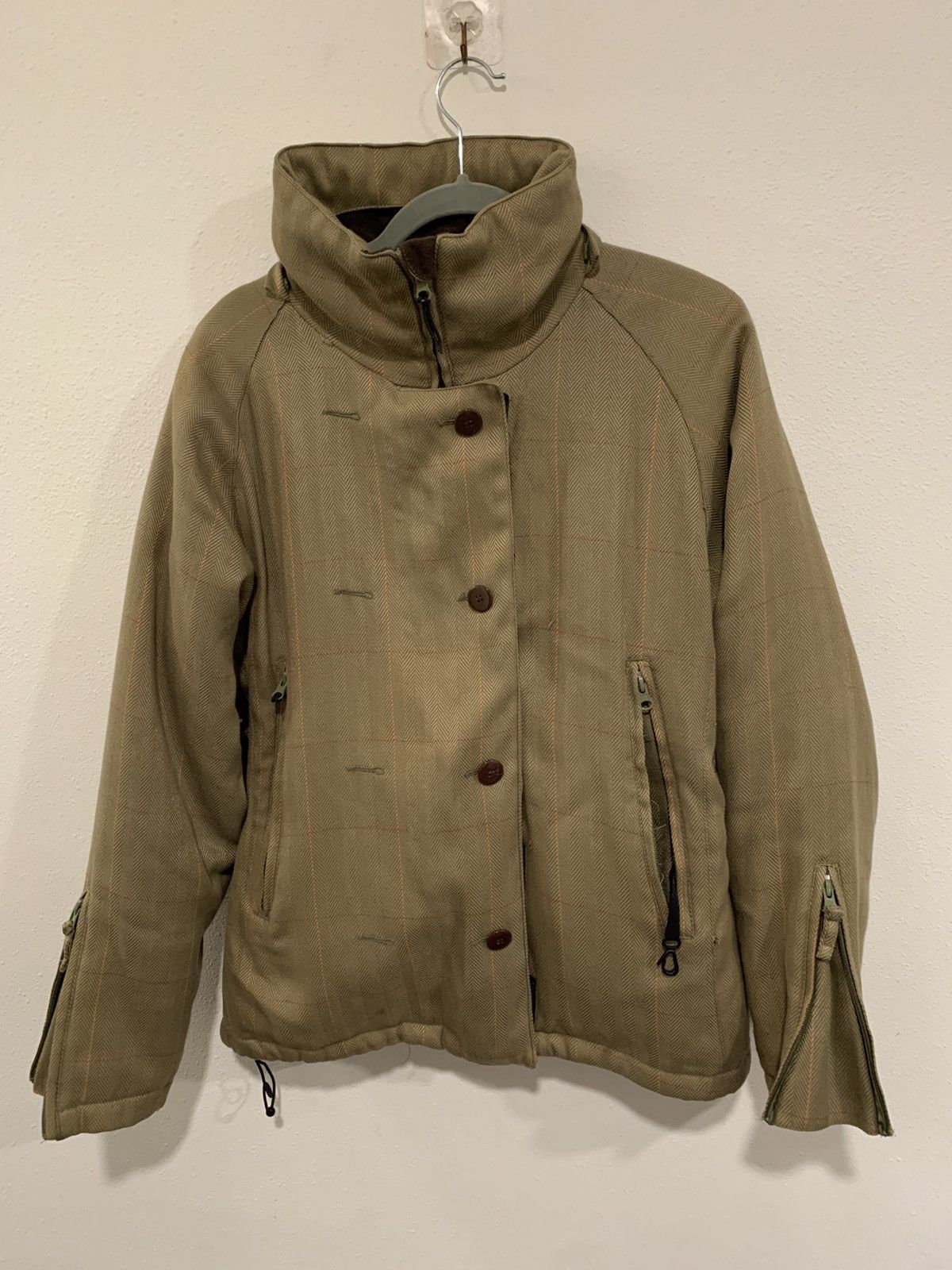 Pulse Pulse brown plaid zipper jacket. Size US L / EU 52-54 / 3 - 1 Thumbnail