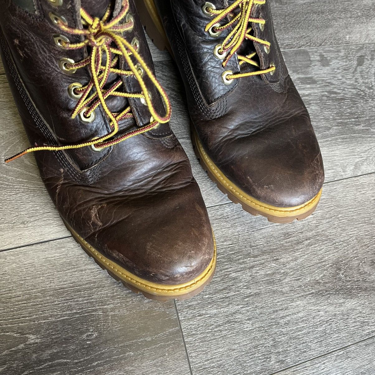 Timberland Vintage 1990s Timberland Espresso Dark Brown Leather Boots Size US 11 / EU 44 - 6 Thumbnail