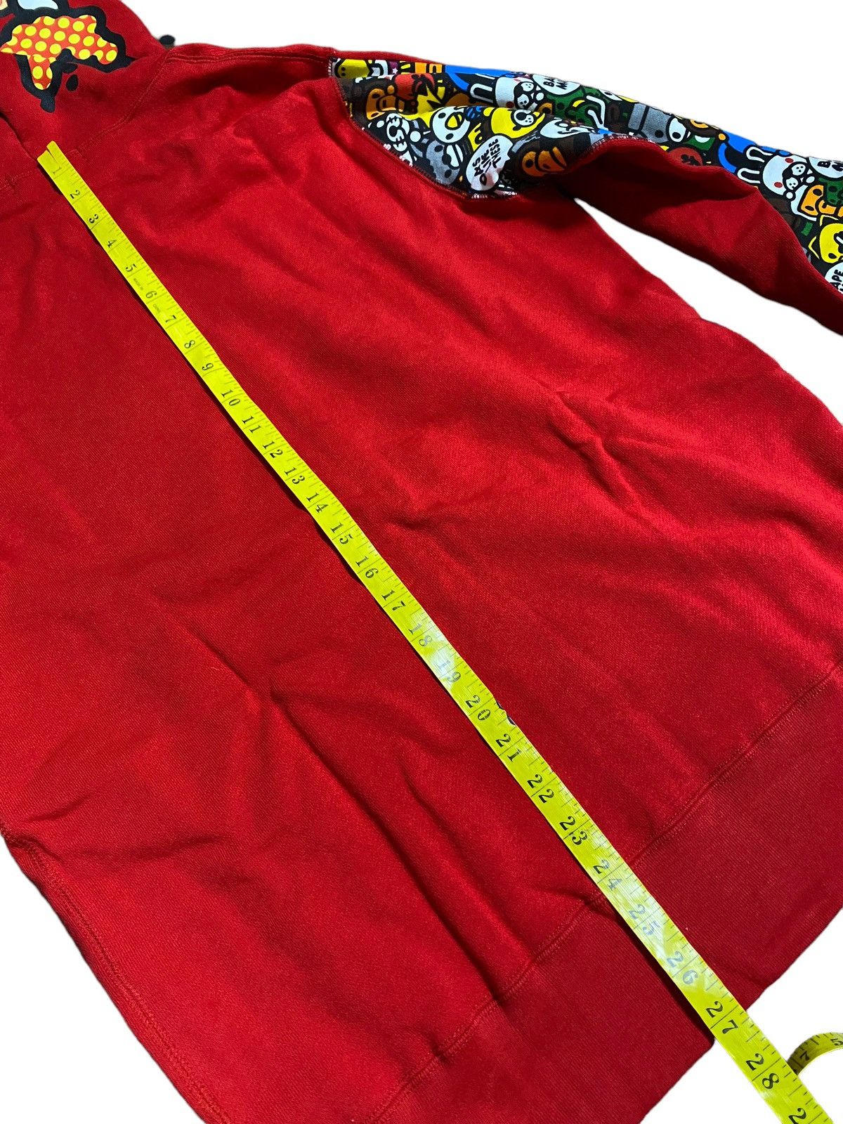 Bape BAPE Jurassic Full Zip Hoodie Red Size US L / EU 52-54 / 3 - 7 Thumbnail