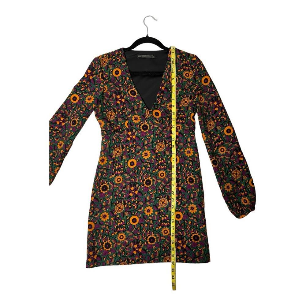 Zara Zara l Retro Floral Long Sleeve Dress XS Size XS / US 0-2 / IT 36-38 - 5 Thumbnail