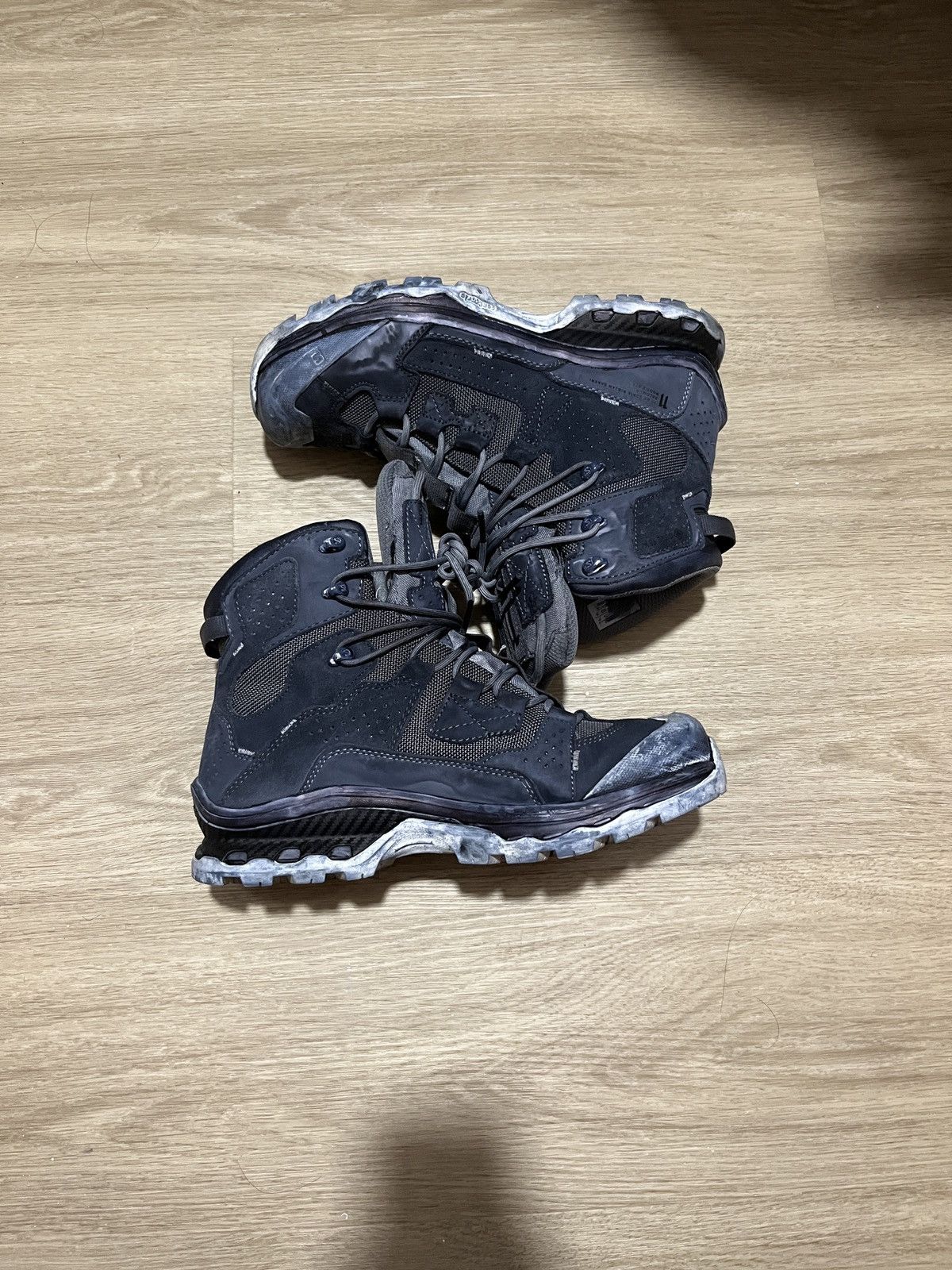 image of 11 By Boris Bidjan Saberi x Salomon 11 By Bbs Boris Salomon Gtx Shoes in Black, Men's (Size 8)