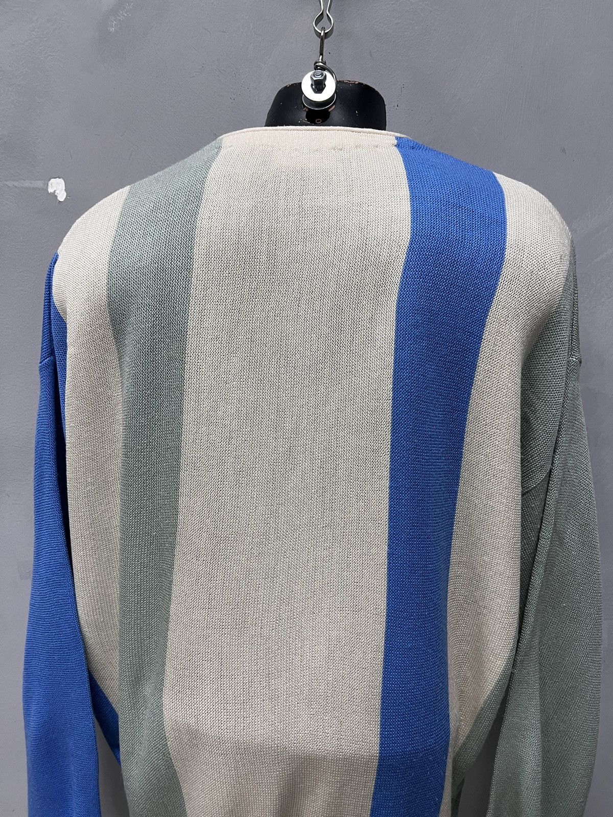 Lacoste Lacoste chemise wide striped sweater oversized cardigan y2k Size US L / EU 52-54 / 3 - 7 Thumbnail