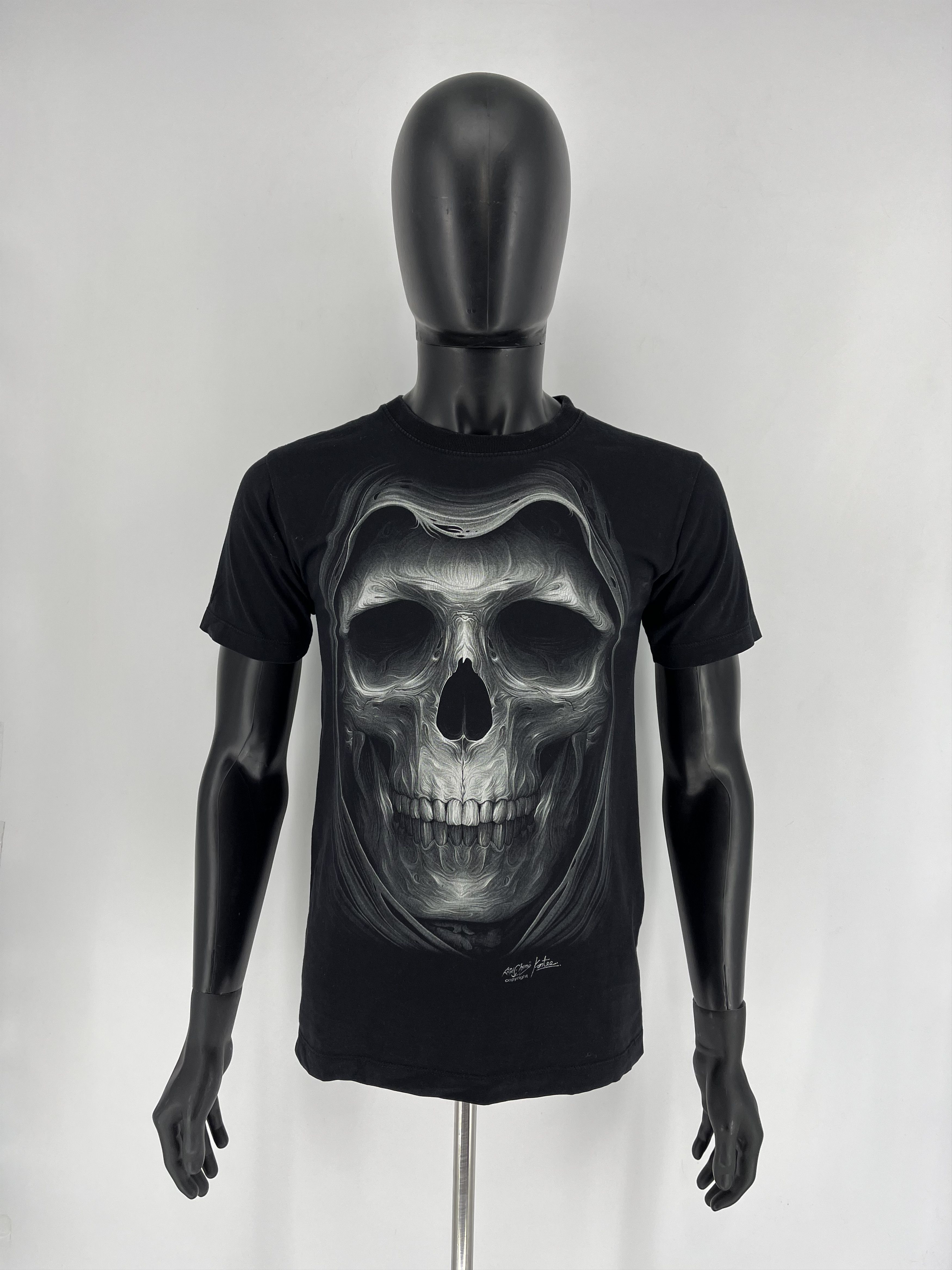 Band Tees Skulls Vintage Y2K Rock Metal Size XL Black Reverse Logo Size US S / EU 44-46 / 1 - 2 Thumbnail