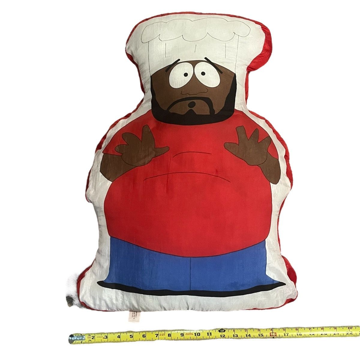 Vintage VINTAGE 1998 South Park Chef Plush Display Pillow Size ONE SIZE - 4 Thumbnail