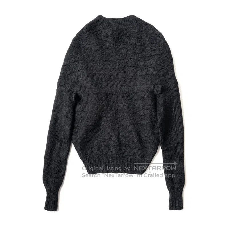 Yohji Yamamoto YOHJI YAMAMOTO 3D Knitted Long-Sleeved Knit Top Size US M / EU 48-50 / 2 - 7 Thumbnail