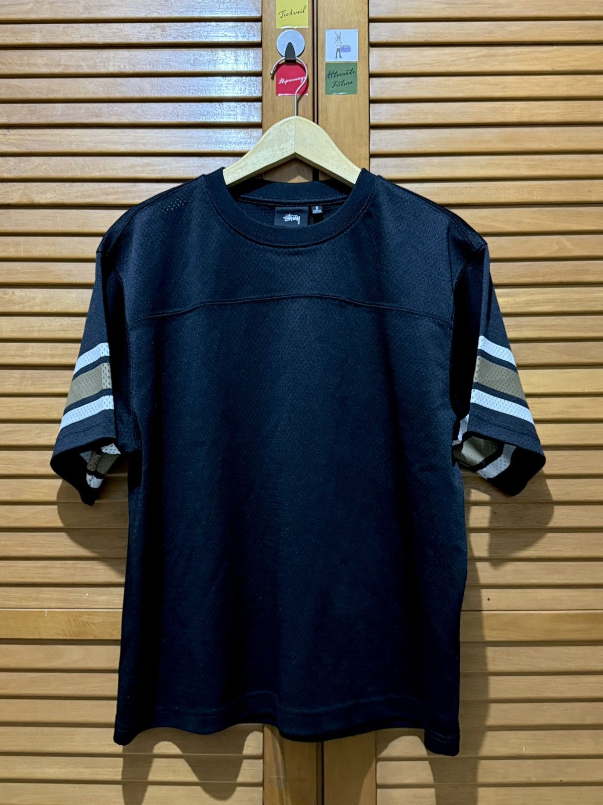Stussy Stussy Surfman Jersey Black Size US S / EU 44-46 / 1 - 2 Thumbnail