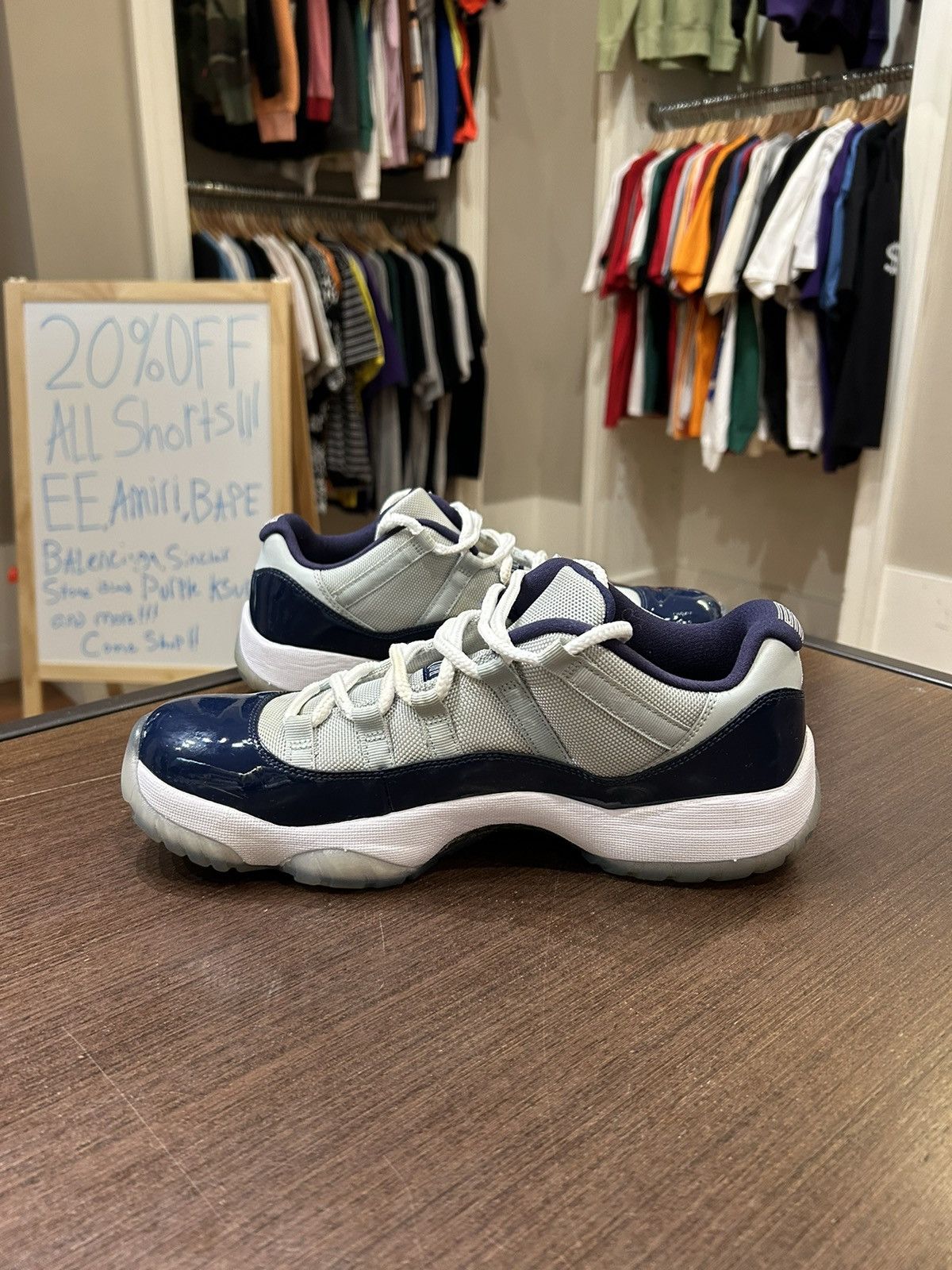 Jordan Brand Jordan 11 Retro Low Georgetown Size US 10.5 / EU 43-44 - 3 Thumbnail