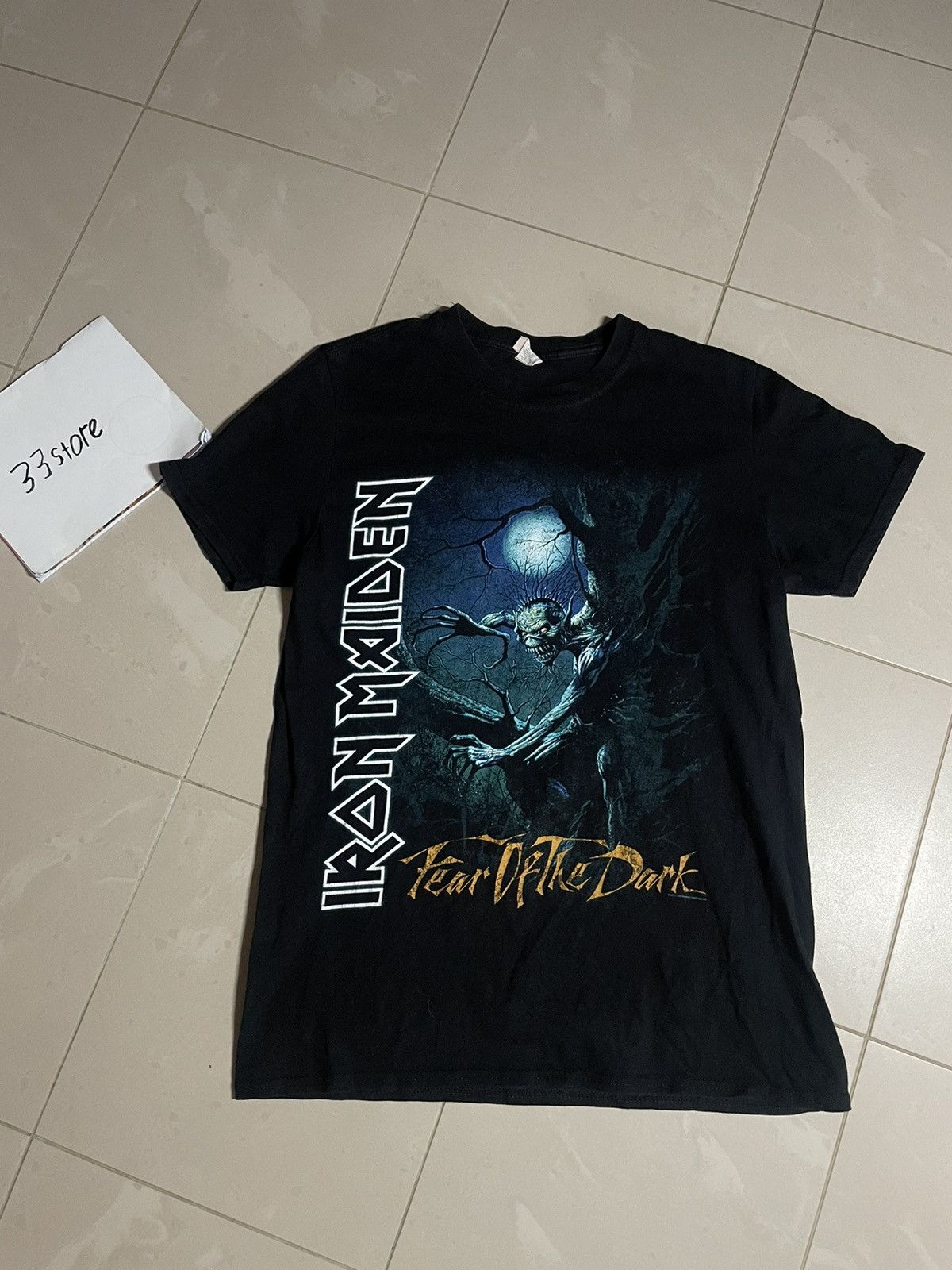 Band Tees 2010’s Vintage Iron Maiden Year Of The Dark T Shirt Y2K Size US M / EU 48-50 / 2 - 1 Thumbnail