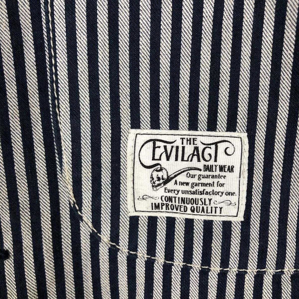 Japanese Brand 🔥VTG HICORY CHORE BIKER JACKET EVILACT MOTORCYCLE KAPITAL Size US S / EU 44-46 / 1 - 17 Thumbnail