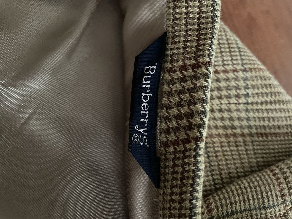 Burberry Burberry Plaid Notch-Lapel Blazer Size 40L - 9 Thumbnail