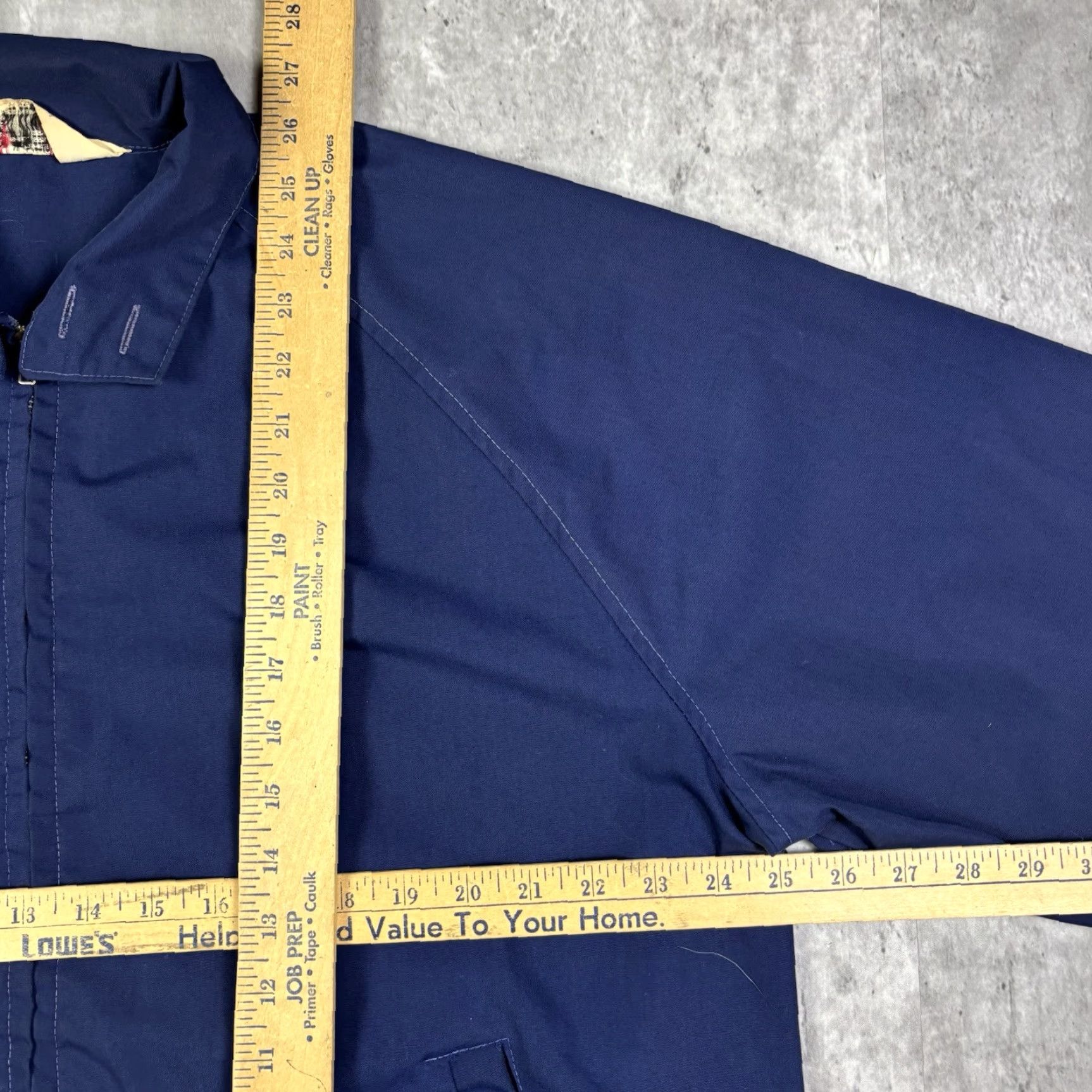 Vintage VINTAGE Cotton Blend Full Zip Bomber Jacket Mens XL Blue Workwear 80s USA Size US XL / EU 56 / 4 - 7 Thumbnail