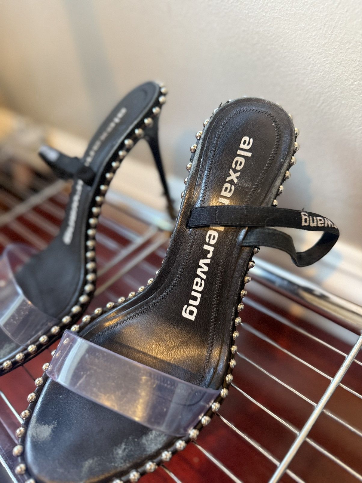 Alexander Wang alexander wang "nova" studded heels Size US 8 / IT 38 - 3 Thumbnail
