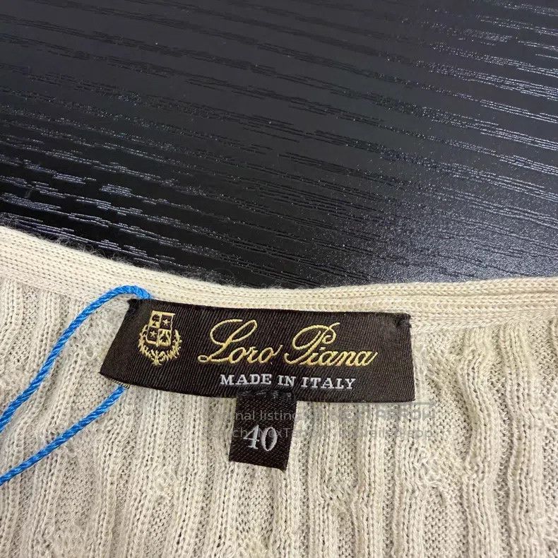 Loro Piana Loro Piana Beige cashmere and silk knitted cardigan jacket Size XS / US 0-2 / IT 36-38 - 3 Thumbnail