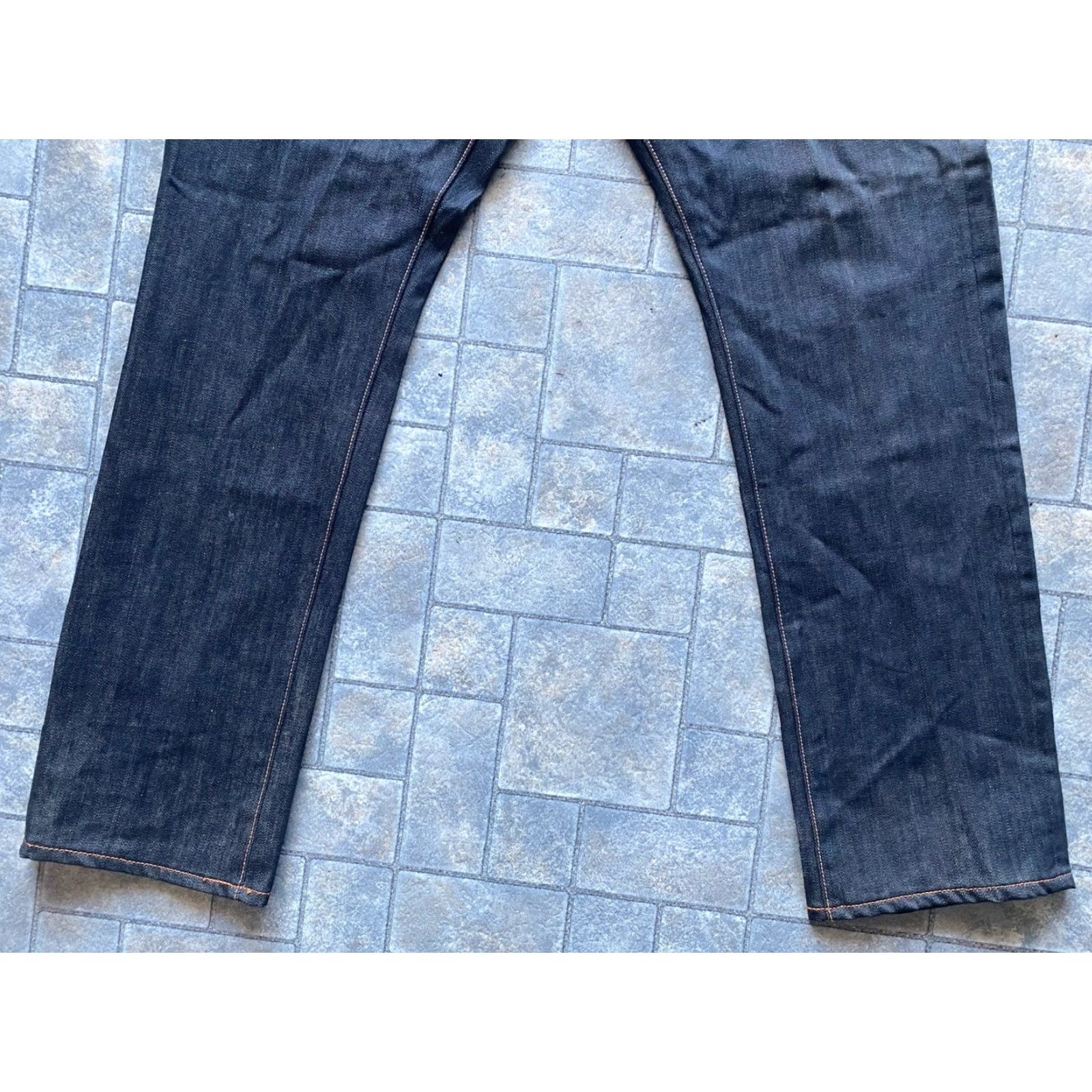 Ed Hardy Ed Hardy Jeans Mens 38x34 Regular 2009 Blue Cotton Spandex Button Closure Straight Jeans Pants Size US 38 / EU 54 - 2 Thumbnail