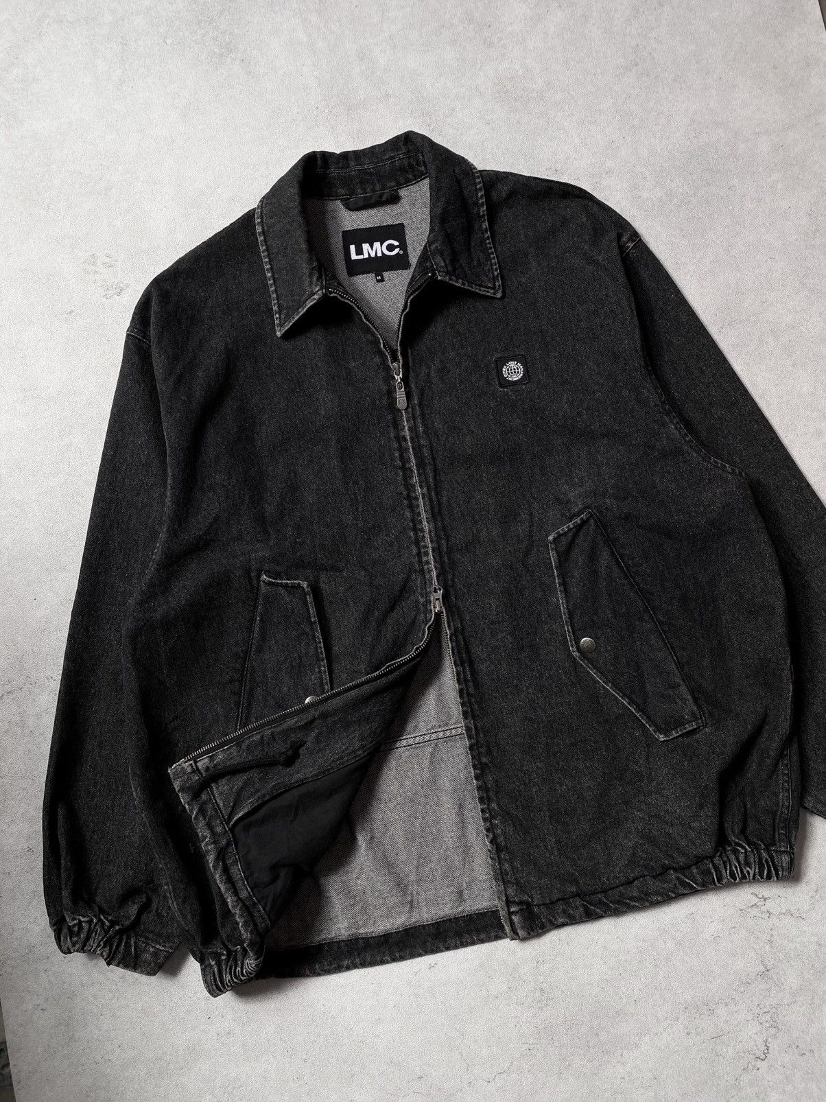 Other LMC WASHED DENIM COACH JACKET BLACK Size US M / EU 48-50 / 2 - 5 Thumbnail