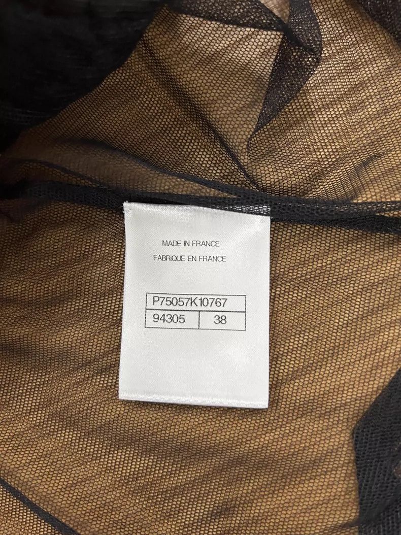 Chanel Chanel Black knitted stitching mesh short sleeves 2504-Next Size XS / US 0-2 / IT 36-38 - 6 Thumbnail