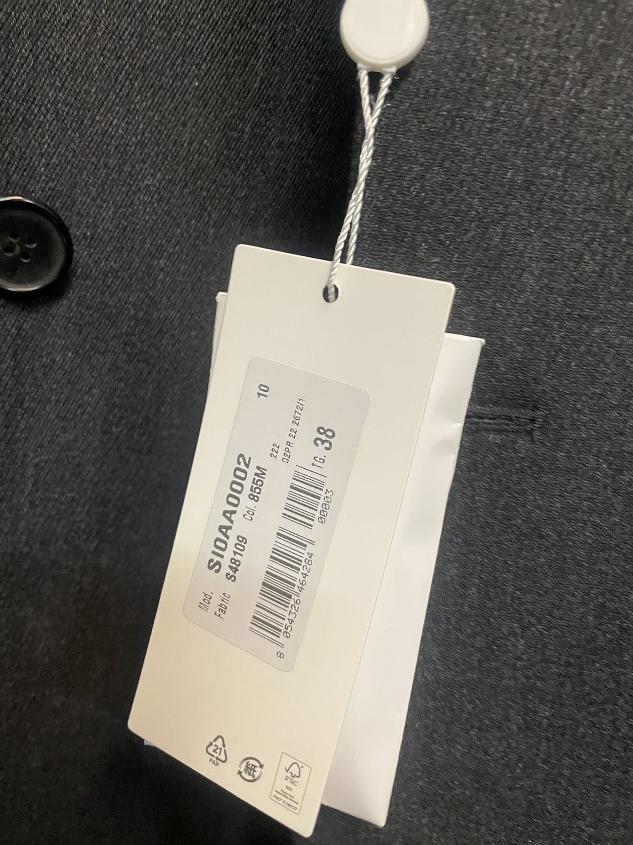 Maison Margiela Maison Margiela Spliced Work-In-Progress Wool Coat Size XS / US 0-2 / IT 36-38 - 10 Thumbnail