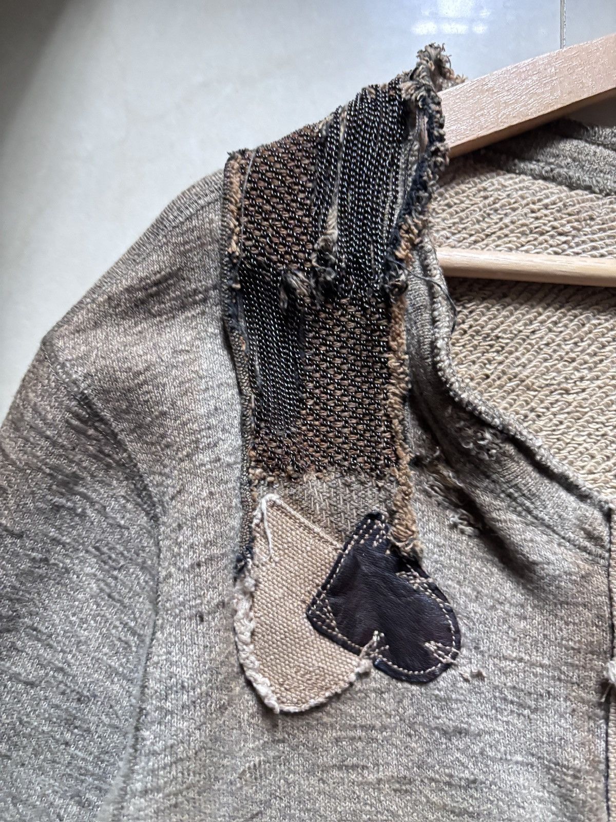 14th Addiction × John Galliano × Share Spirit Homme Share Spirit Homme Faded Boxy Sweater Size US M / EU 48-50 / 2 - 4 Thumbnail