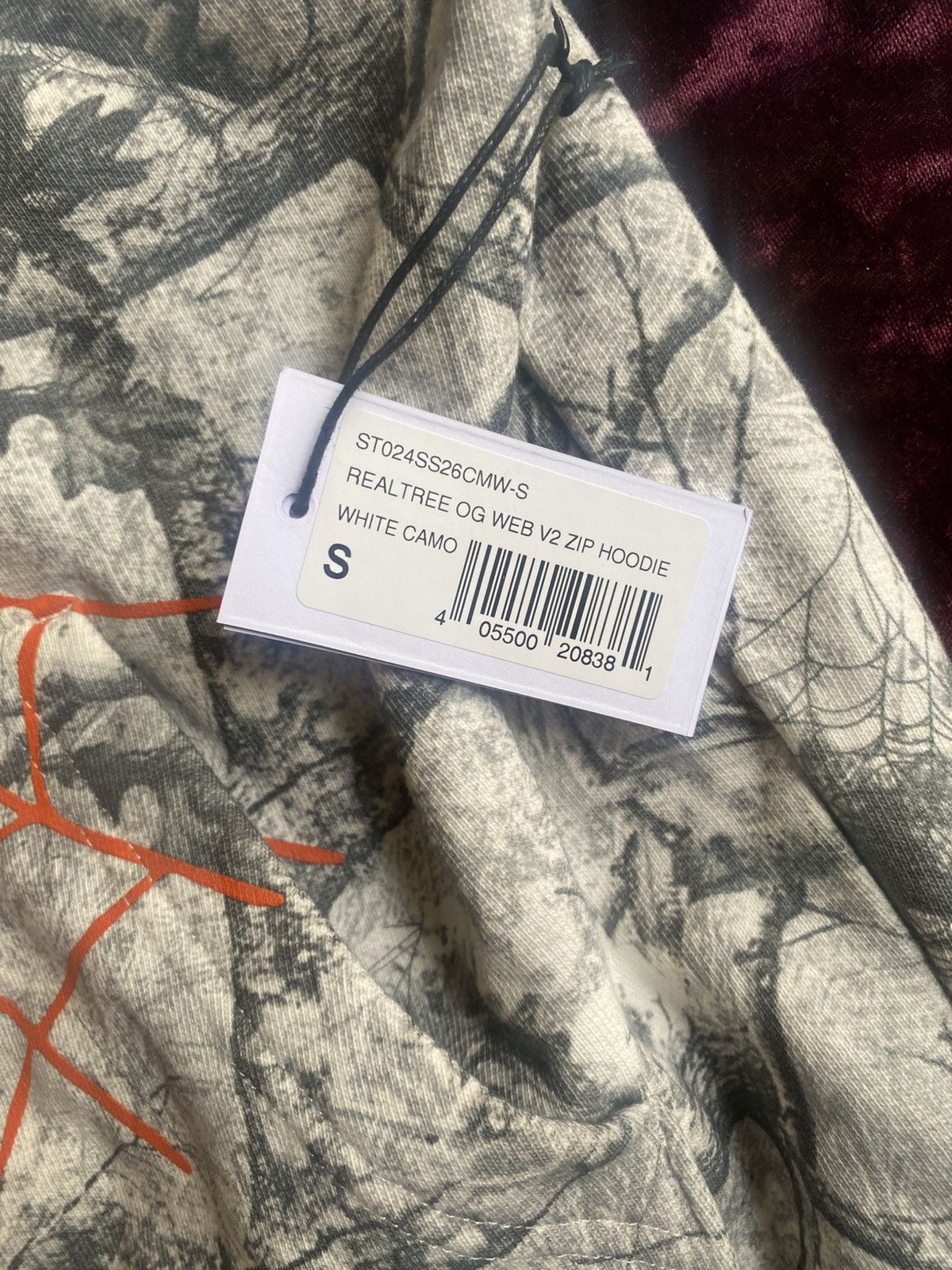 Sp5der REAL TREE OG WEB V2 ZIP HOODIE Size US S / EU 44-46 / 1 - 3 Thumbnail