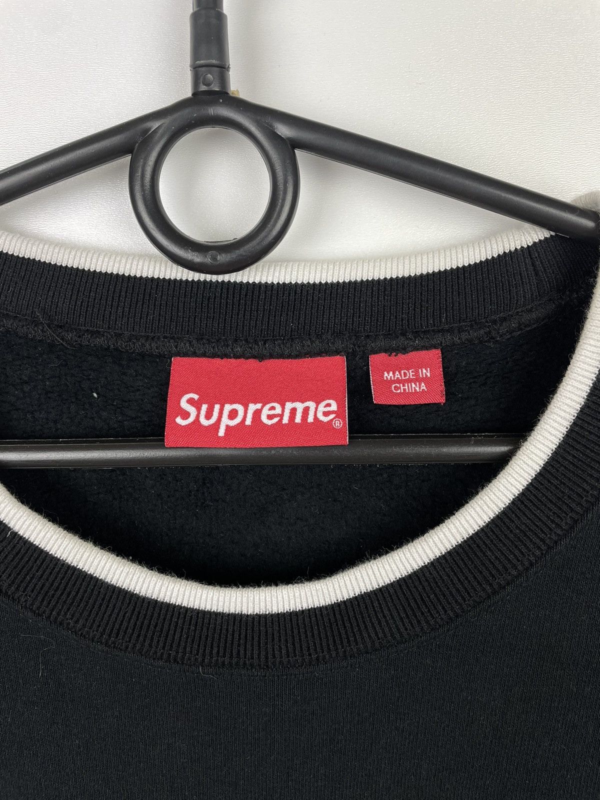 Supreme Supreme Stretch Crewneck sweatshirt Black Size L Size US L / EU 52-54 / 3 - 4 Thumbnail