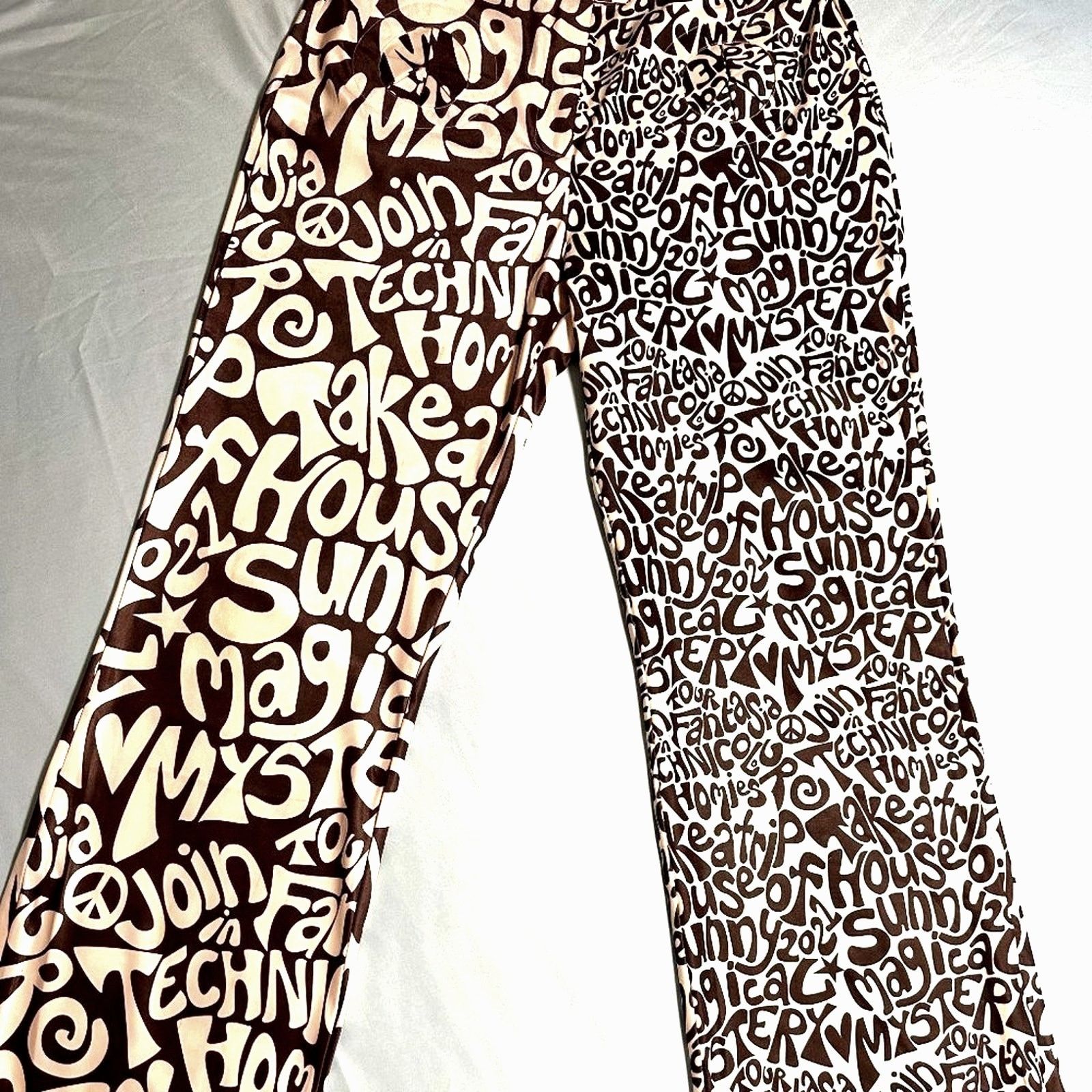 Free People Free People Scooby Pants Peace Sign Pocket House of Sunny 12 Size 34" / US 12 / IT 48 - 6 Thumbnail