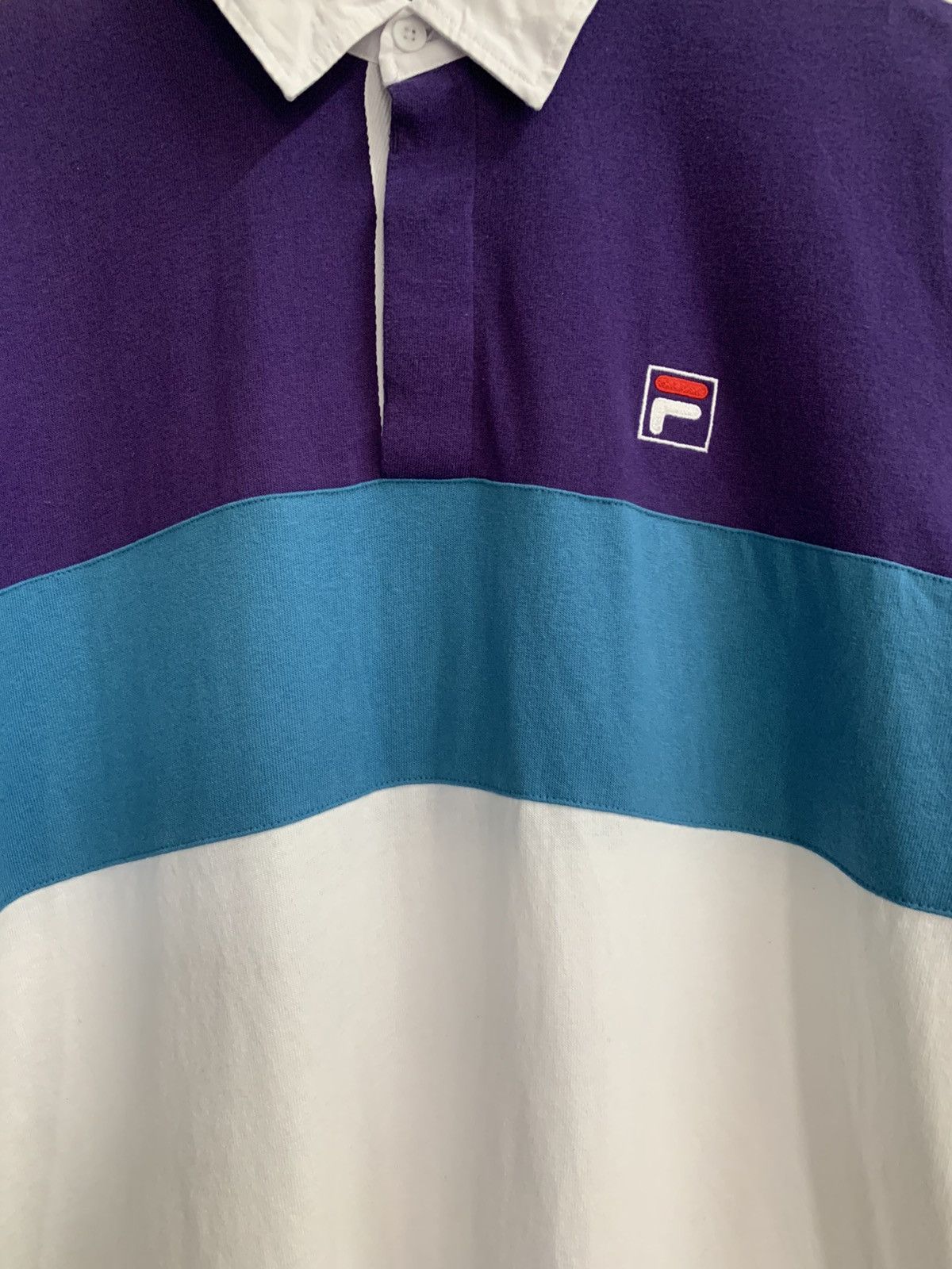Fila Vintage Fila Rugby Shirts Size US XL / EU 56 / 4 - 2 Thumbnail