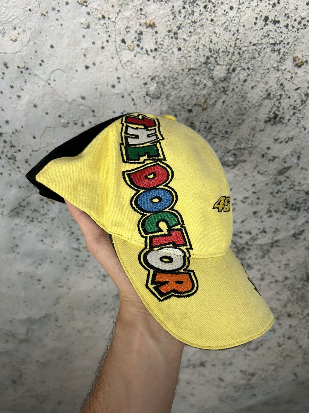 Vintage Vintage Valentino Rossi The Doctor Moto GP Racing Hat 90s Size ONE SIZE - 2 Thumbnail