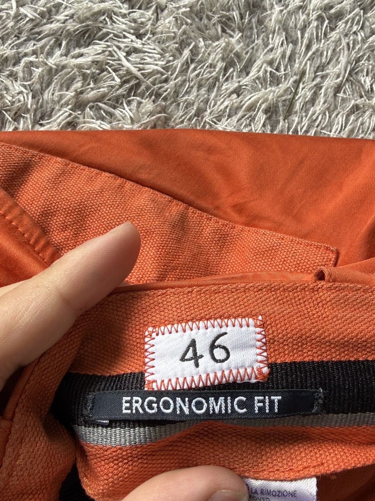 C.P. Company C.P. COMPANY ORANGE GARMENT DYED CARGO PANTS Size US 33 - 16 Thumbnail