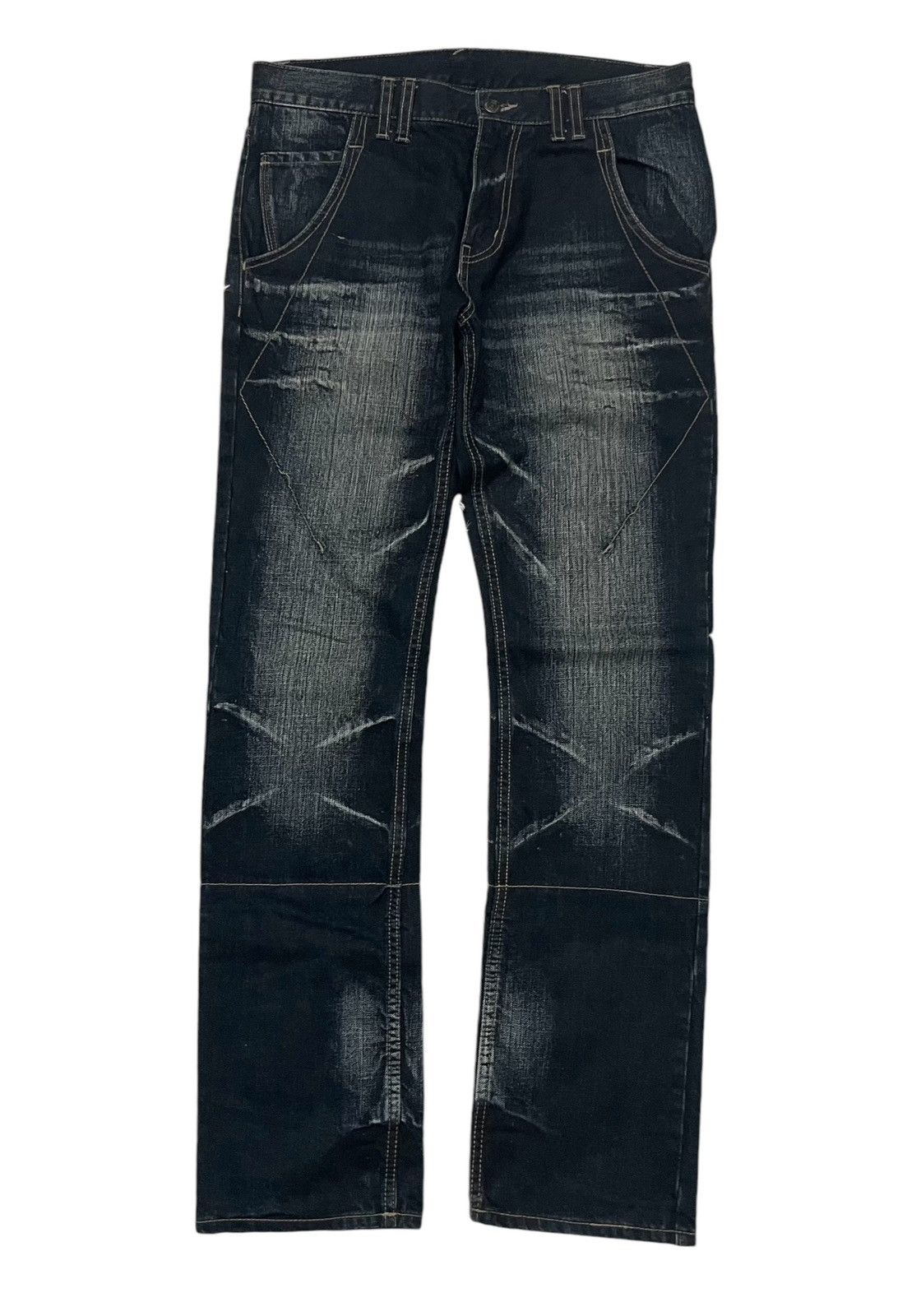 PPFM 2000s PFFM WASHABLE DENIM RARE DESIGN Size US 32 / EU 48 - 2 Thumbnail