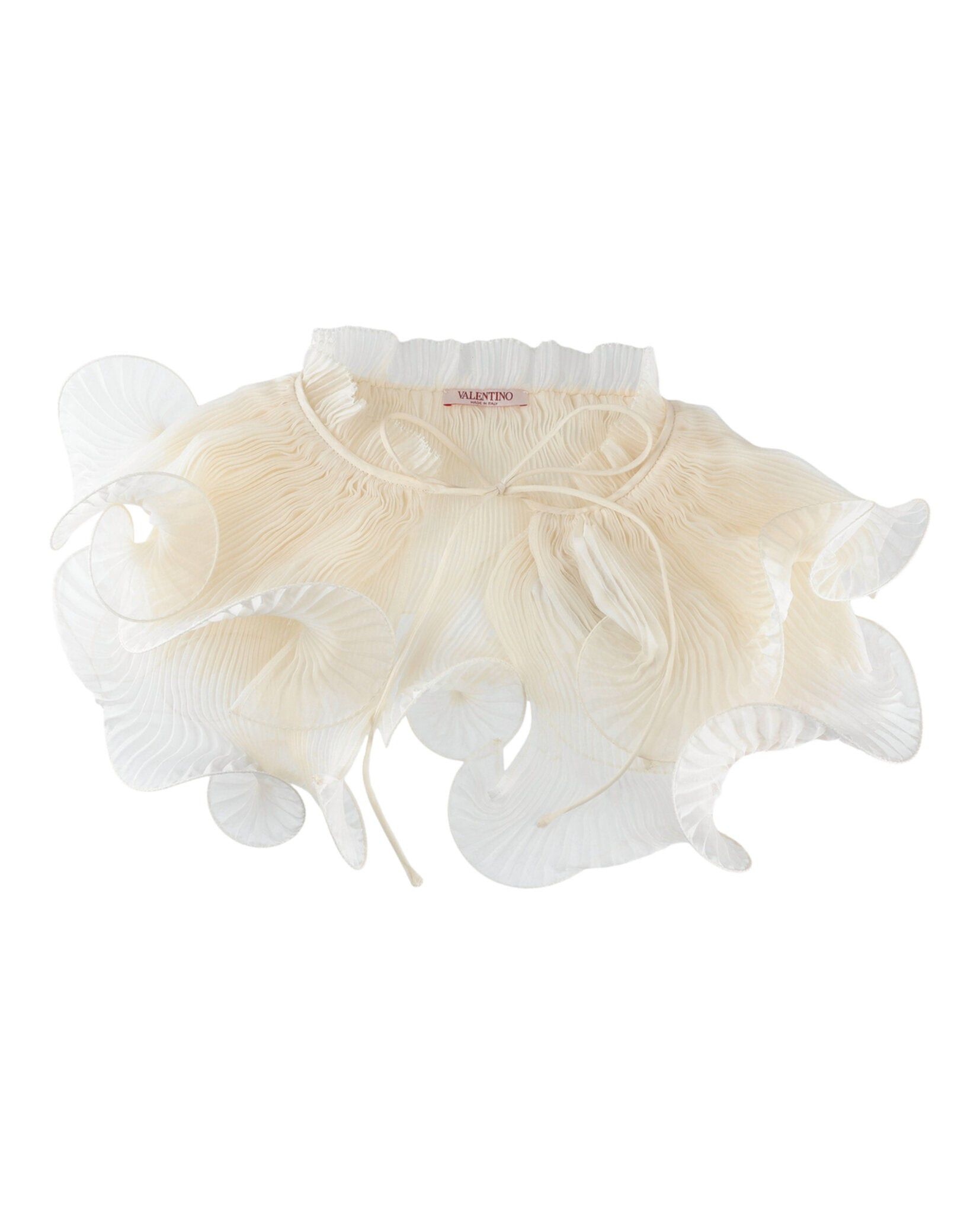 Valentino Chiffon Ruffle Collar Size ONE SIZE - 1 Thumbnail