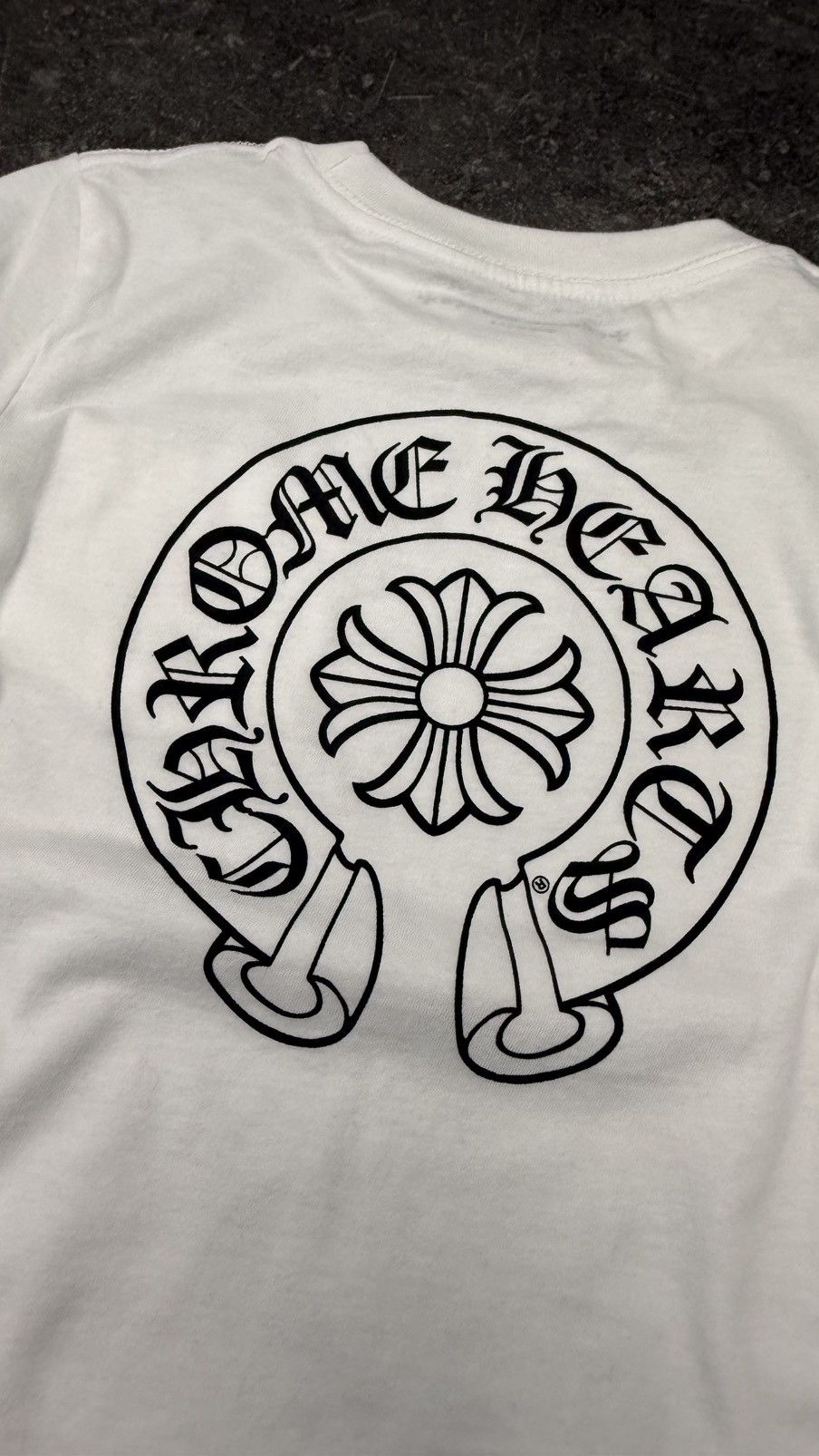 Chrome Hearts Chrome Hearts KIDS Horseshoe Floral Long Sleeve White Size US XXS / EU 40 - 6 Thumbnail