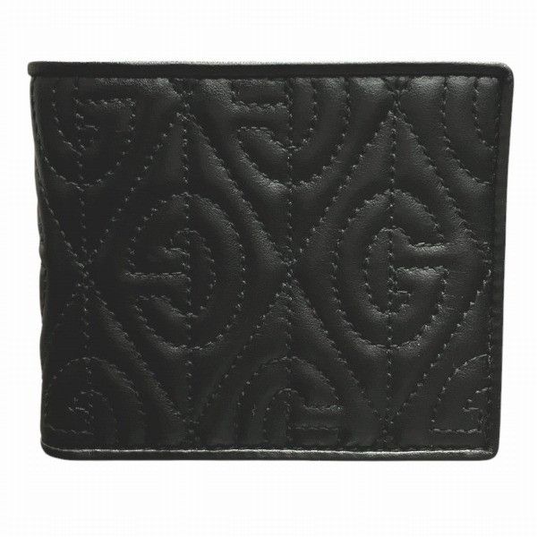 Gucci Gucci G Rhombus Quilting Leather Wallet Leather Short Wallet 597625 DUTY FREE for USA